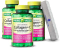 Collagen Pills 2,500 mg + C Tablets Dietary Supplement 90 Count C4190