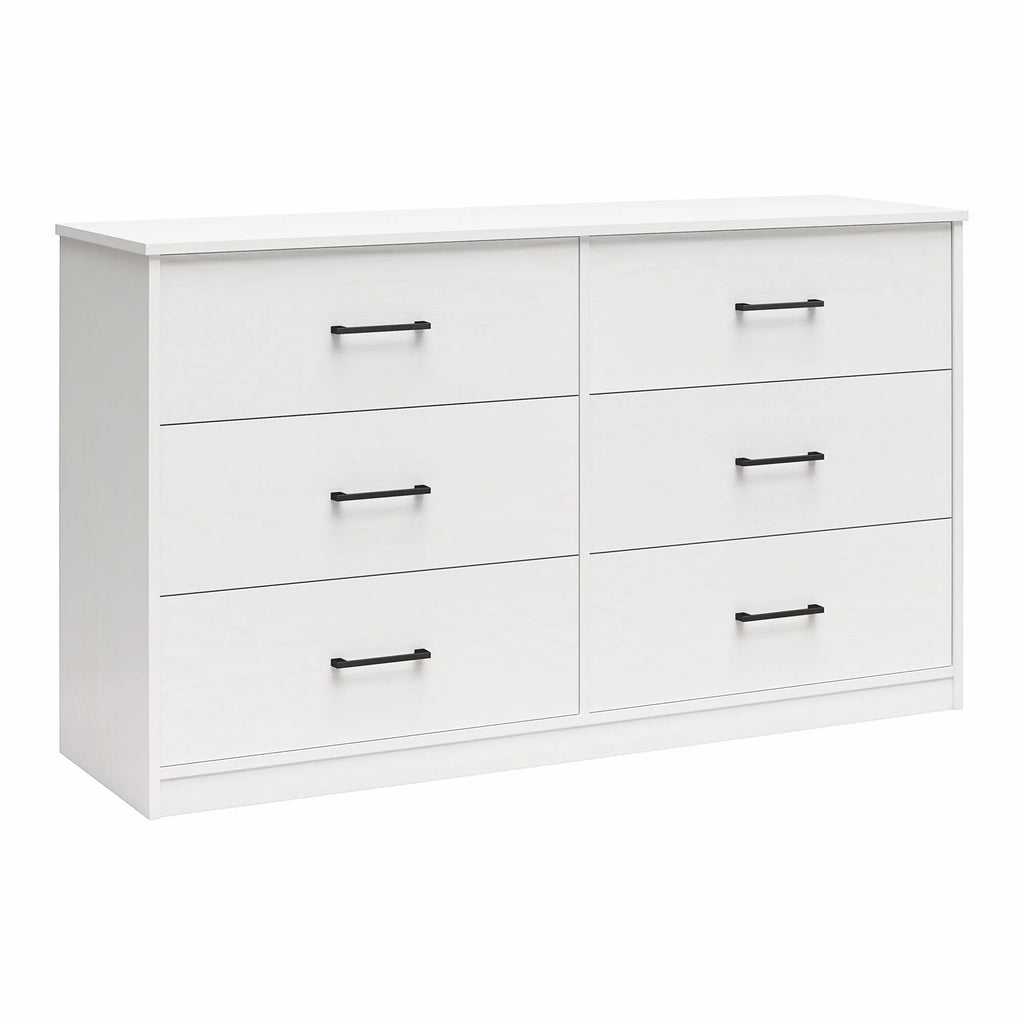 Black Oak 6 Drawer Dresser D41188