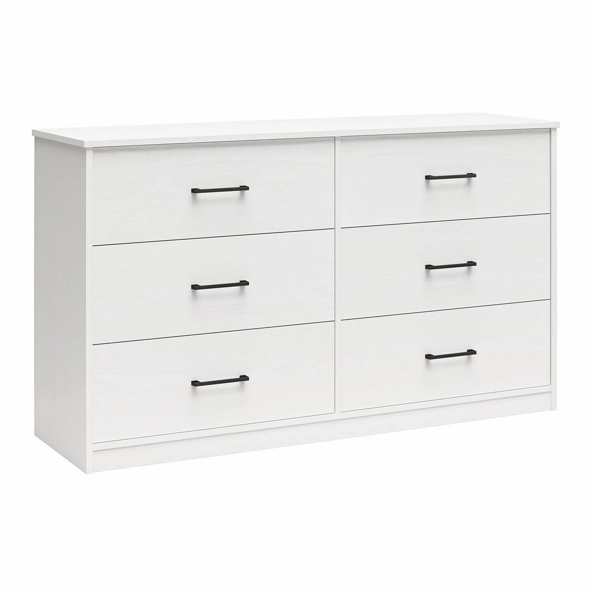 Black Oak 6 Drawer Dresser D41188