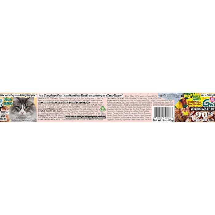 Natural Non-GMO Beef Cat & Kitten Can Food N106
