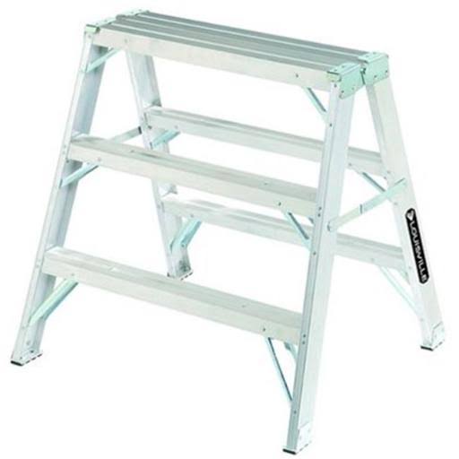 Aluminum Sawhorse Step Ladder Z39994