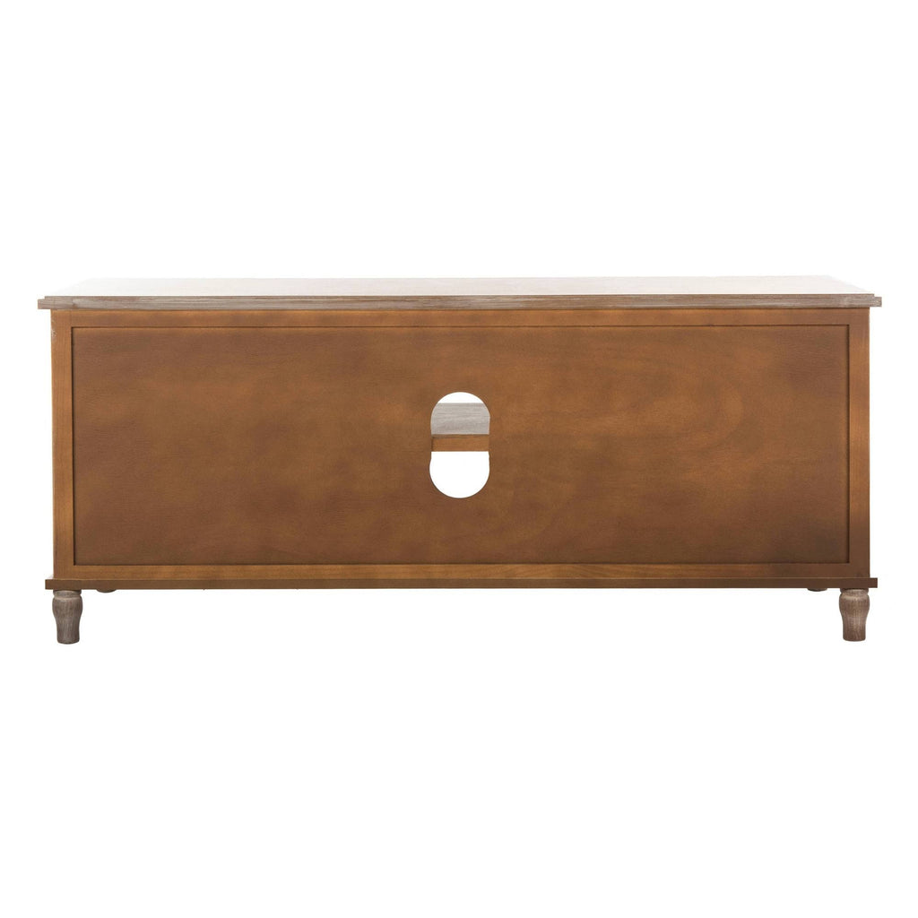 Vintage White Entertainment Unit R7136