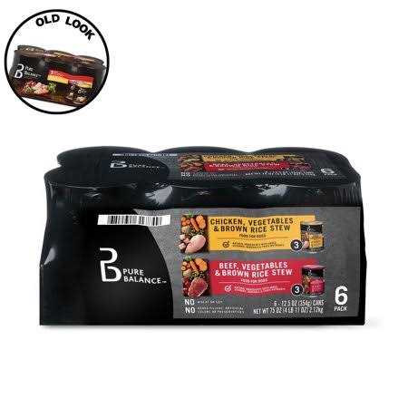 Beef and Chicken Stew Wet Dog Food Variety Pack A18127