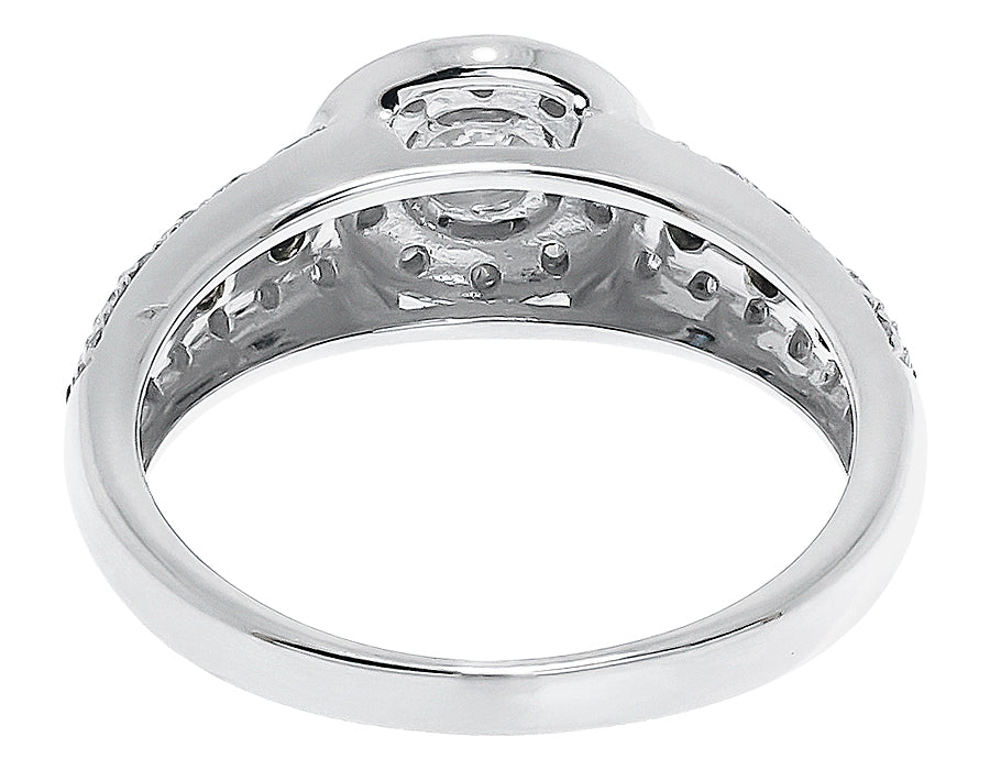 Blue White Solitaire Diamond Engagement Ring (0.60 ct) N15615