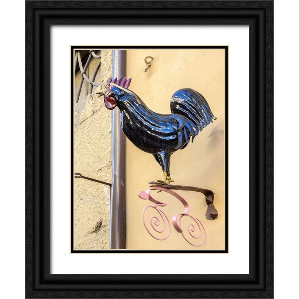 Black Ornate Wood Framed Art Print R411237