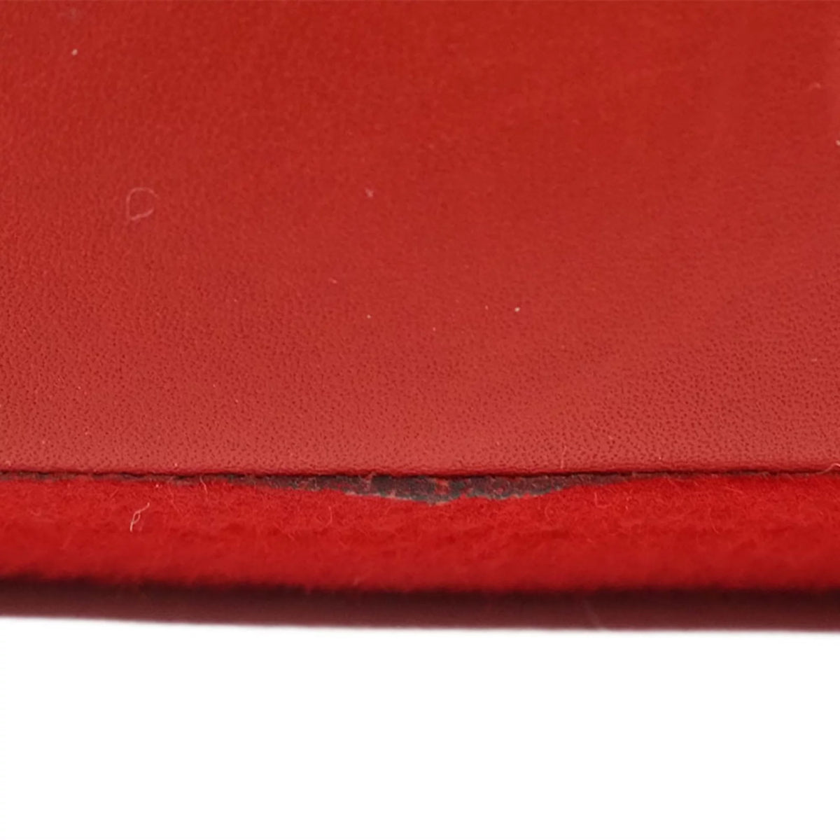 Pre-Owned Red Bamboo Handbag G7361