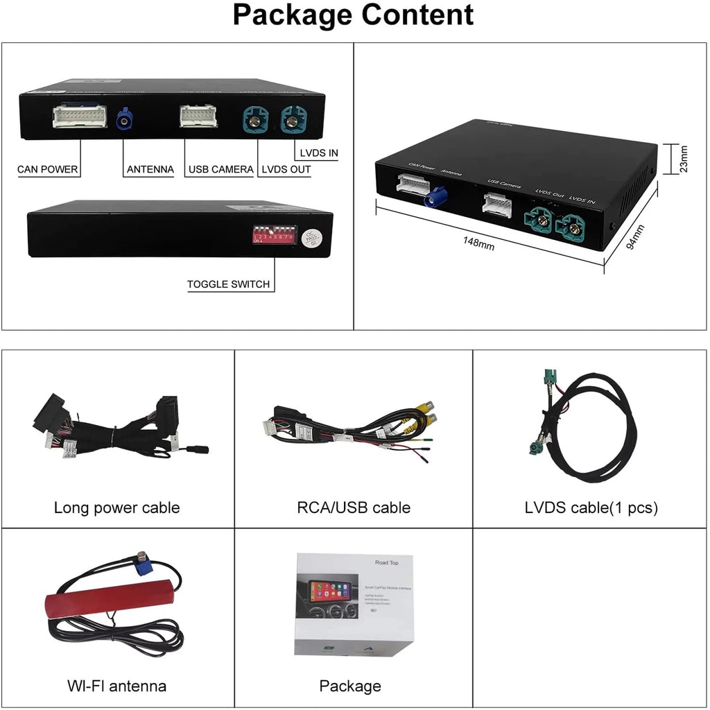 Wireless Carplay Retrofit Kit Decoder for BMW Mini Cooper R357982