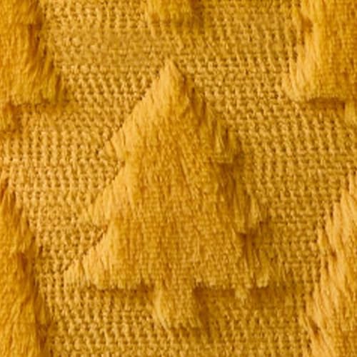 Christmas Tree Pillow Covers 18x18 inch Set of 2 Beige Plush Faux Fur Jacquard Throw Pillows L9785