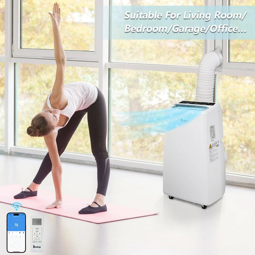 5100 BTU Portable Air Conditioner & Dehumidifier White E3395