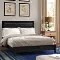 Black King Panel Bed R9388