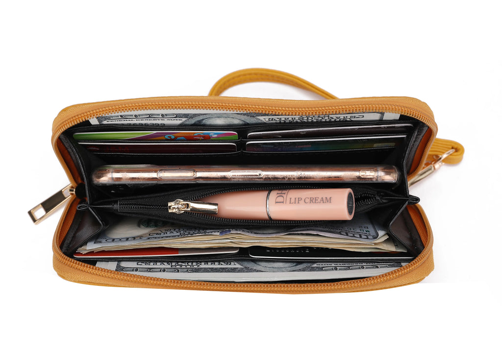 Vegan Leather Womens Shoulder Bag with Wallet 2 Pieces G44496