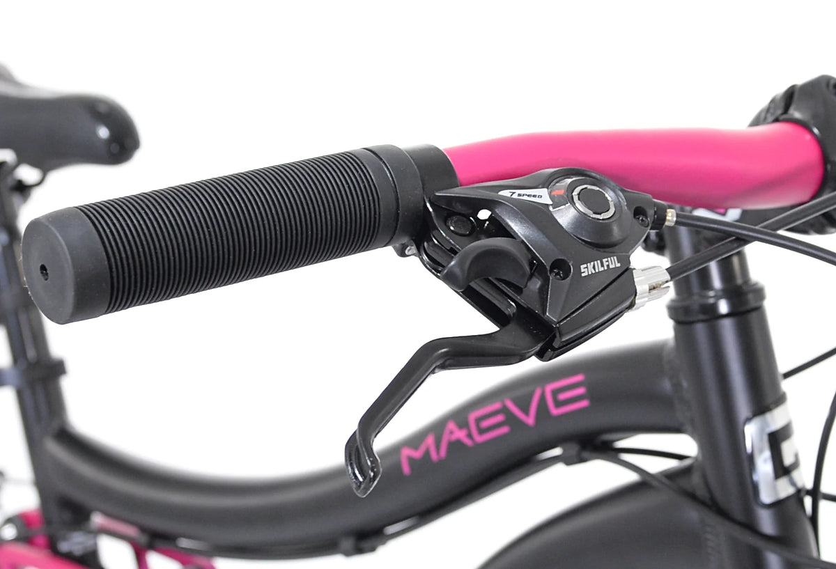 26 in. Black and Pink Mountain Bike S112