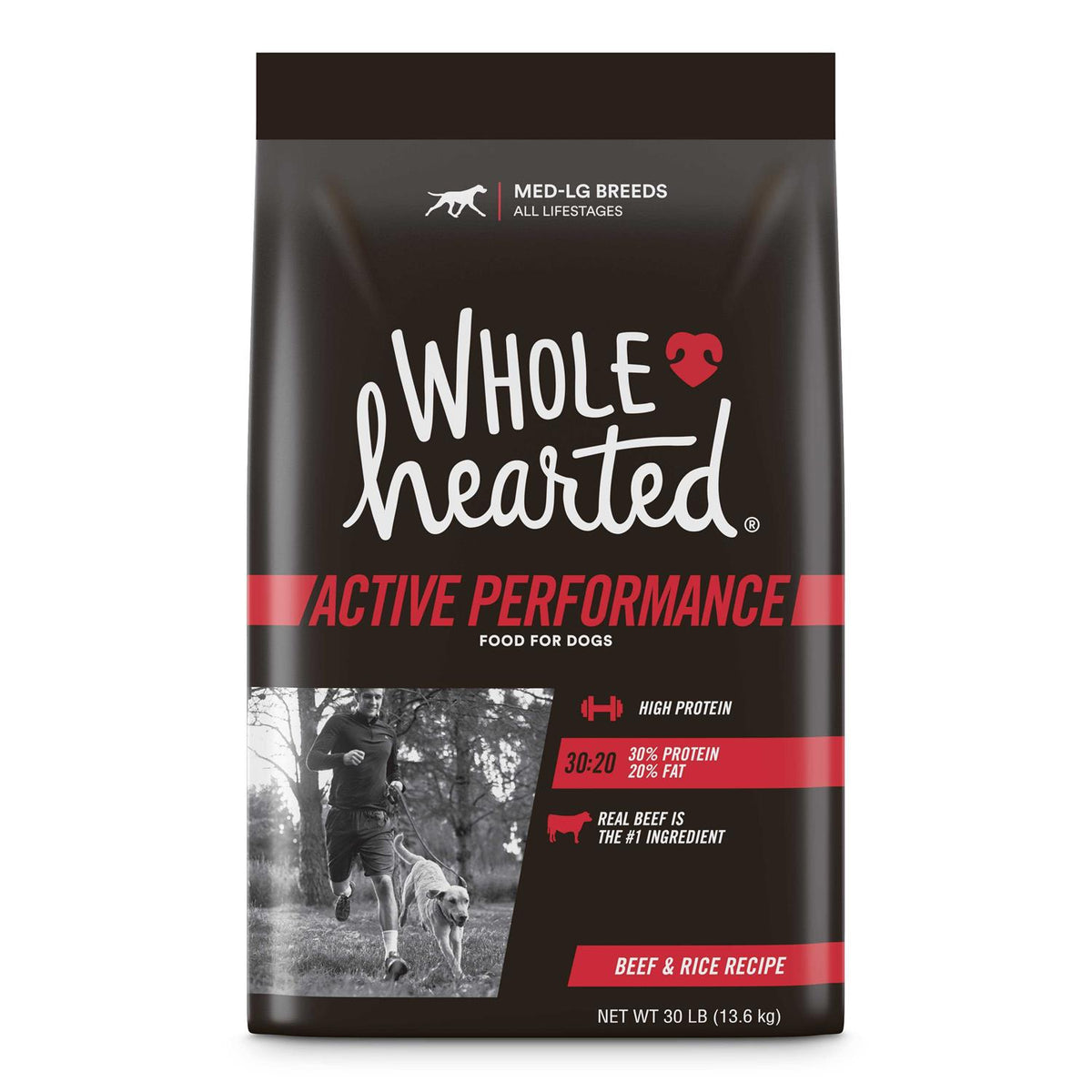 High-Protein Beef & Rice Recipe Dry Dog Food U149887