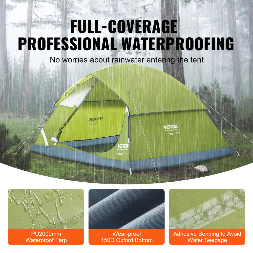 7 x 7 x 4 ft Waterproof Lightweight Camping Tent L208904