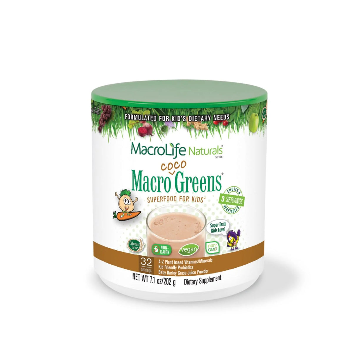 Chocolate Superfood Powder for Kids 7oz N302919