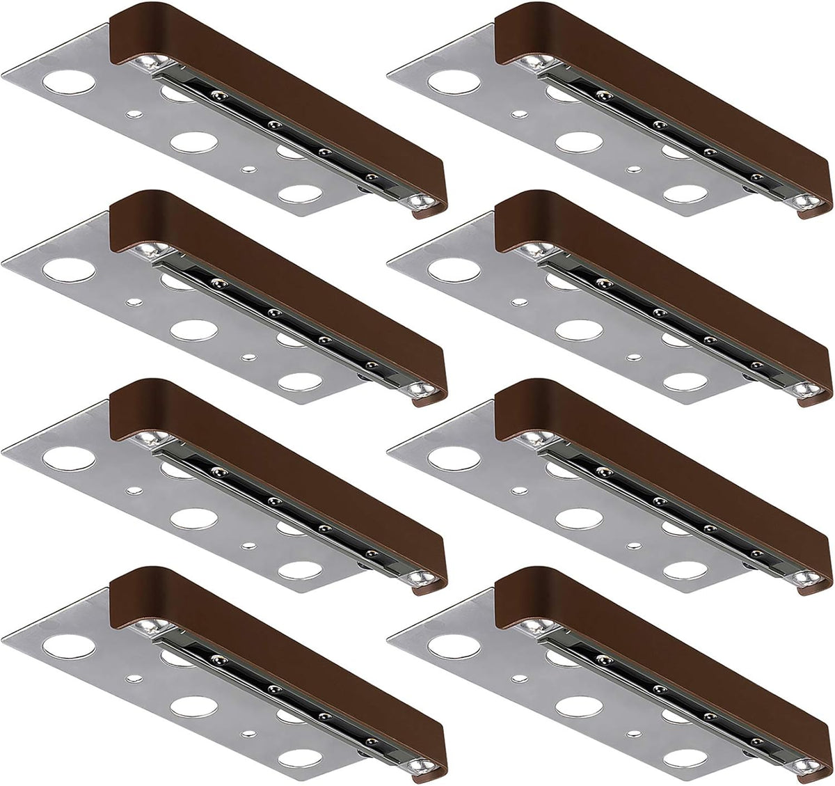 8-Pack 7 Inch 1.5W LED Hardscape Lighting, IP65 Waterproof, 12V Low Voltage, Daylight 5000K U351910