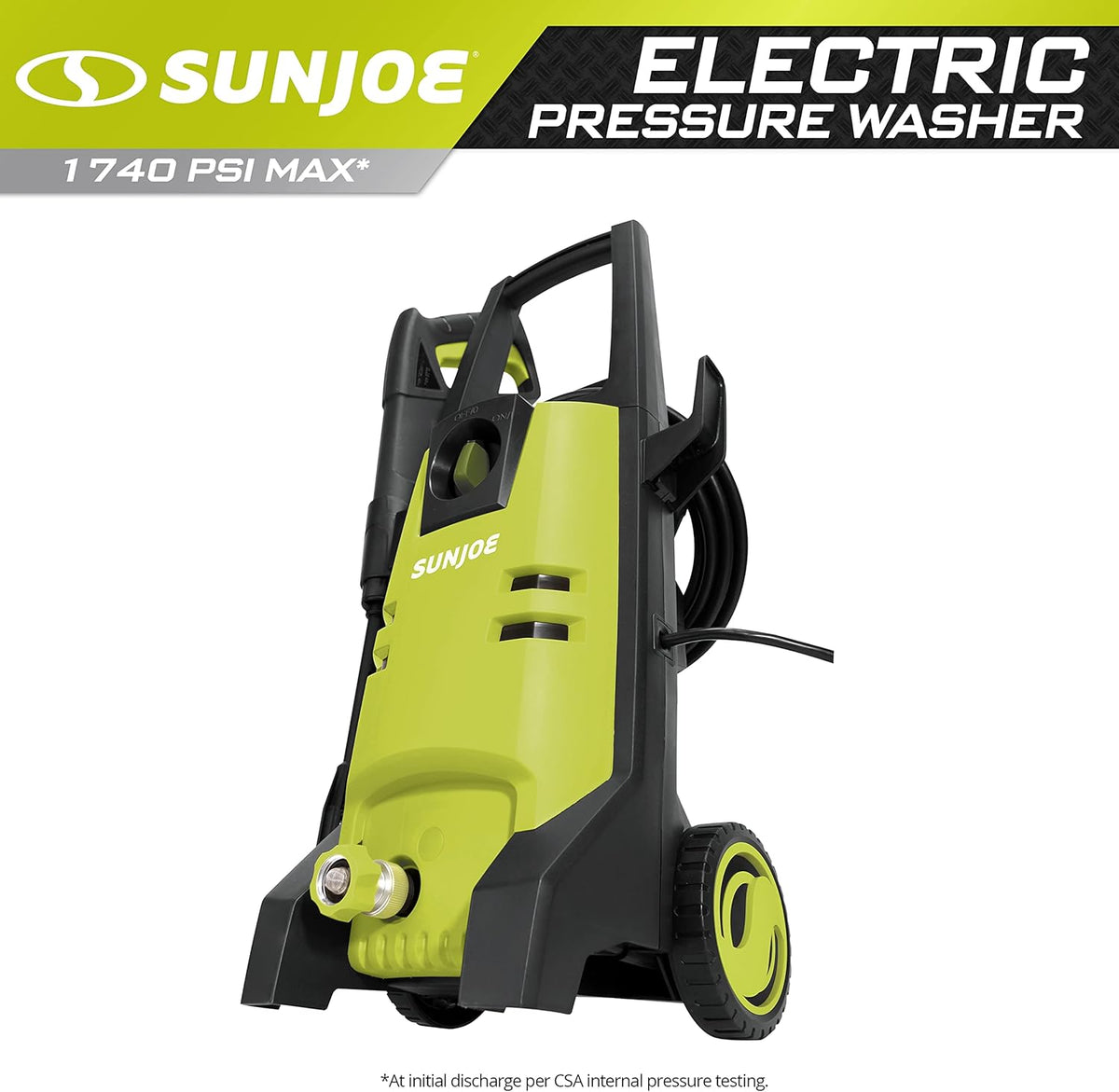 1740 PSI Electric Pressure Washer U2396
