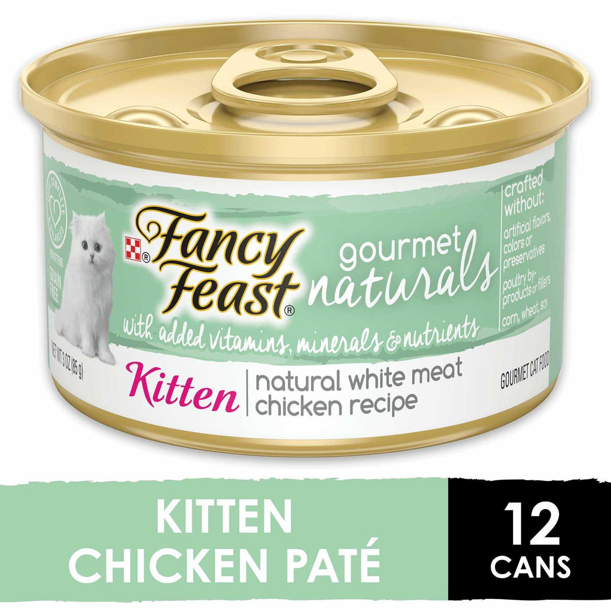 Grain-Free Pate Kitten Canned Cat Food, 3-oz can, case of 12 Y606004