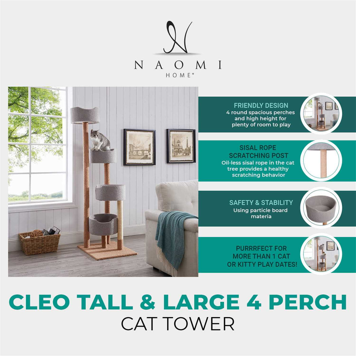 Cat Tree for Large Cats I963466