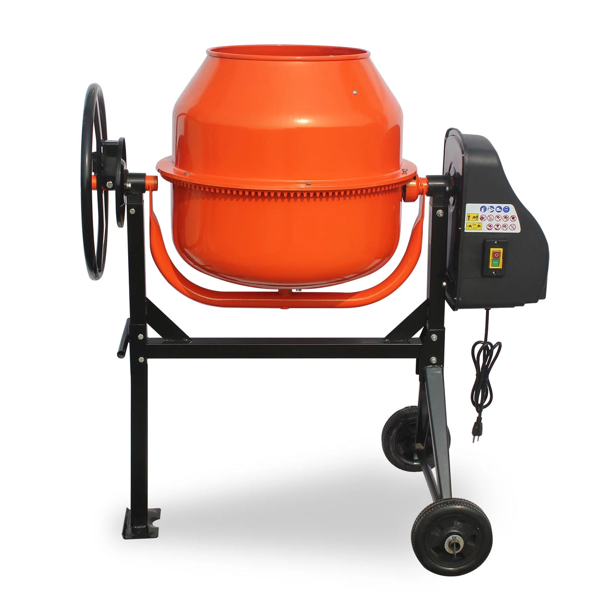 4/5HP Electric Concrete Cement Mixer 5 Cu Ft C84653