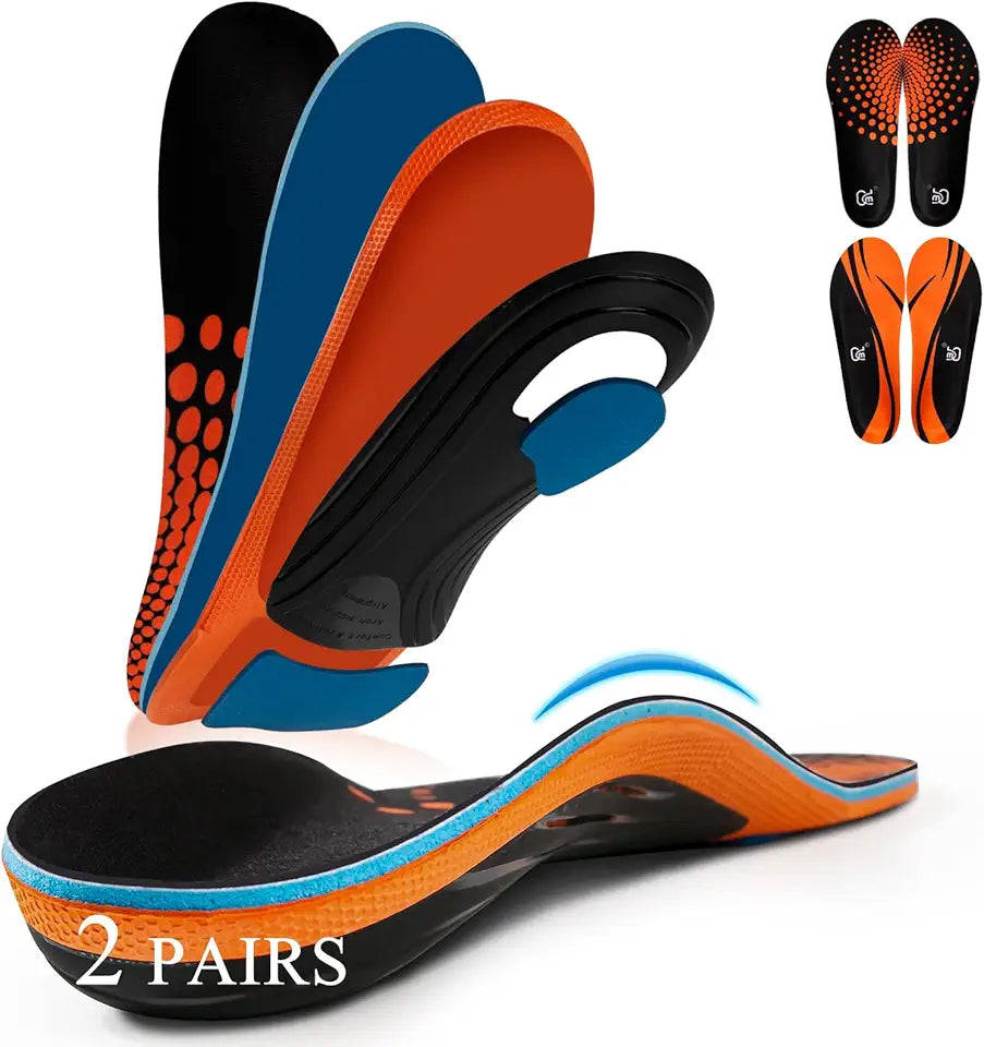 High Arch Support Orthotic Shoe Insoles M1602