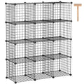 12-Cube Metal Wire Storage Organizer Q9000