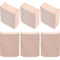 6 Pcs Wooden Train Track Bridge Supports Accessories V751745