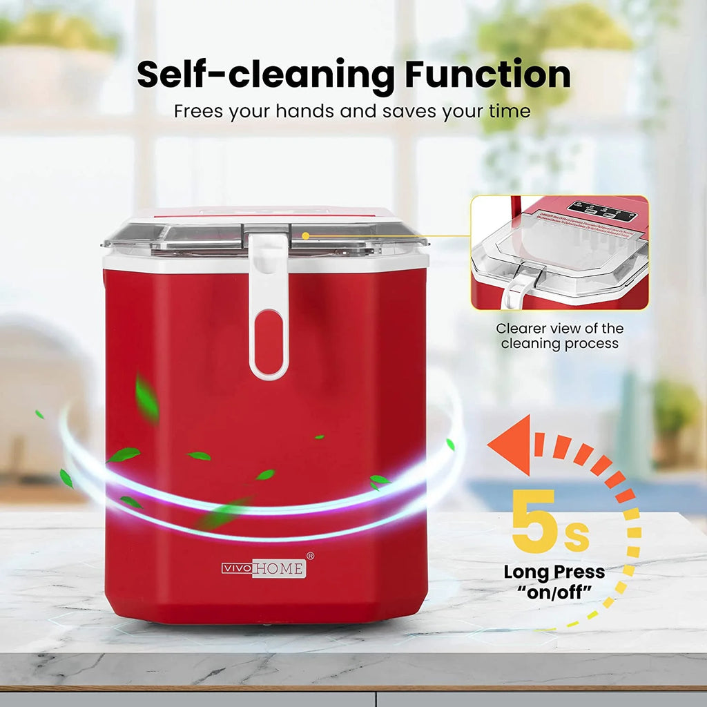 Portable Countertop Ice Maker with Scoop V7644
