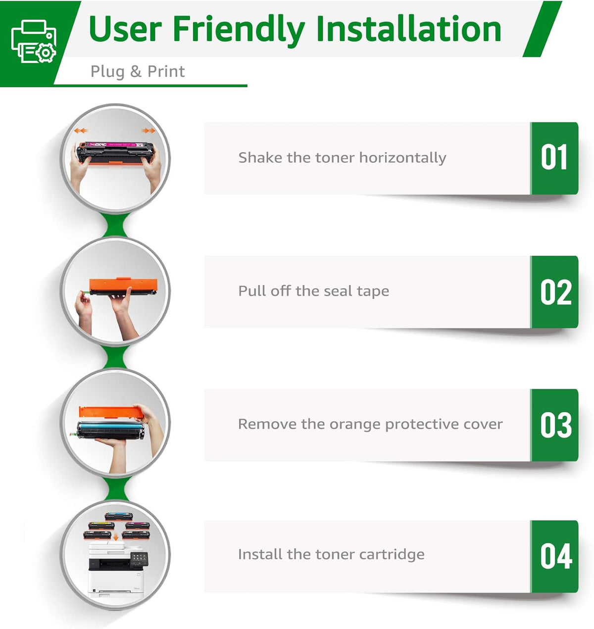 Compatible Toner Cartridge 5-Pack T88020