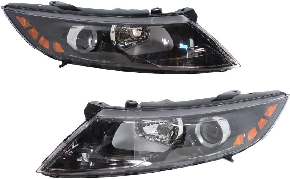 Headlight Assembly Pair for Kia Optima 2011 2012 2013 Halogen P31241