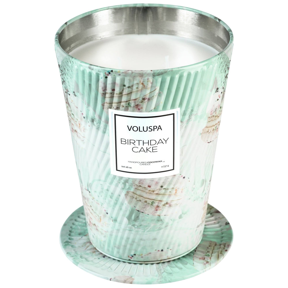 2 Wick Tin Table Candle J669