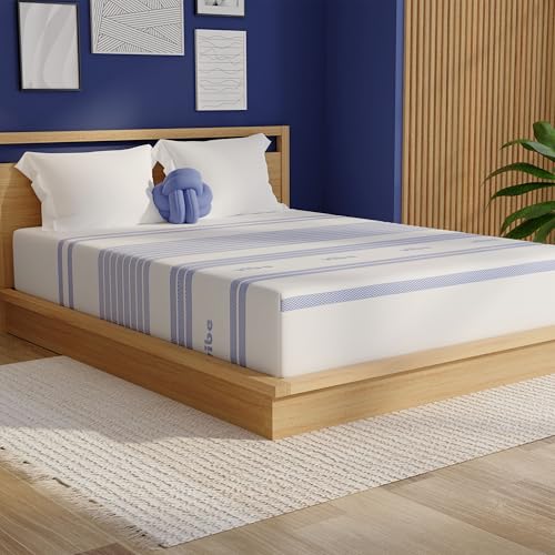 Gel Memory Foam Mattress, 12-Inch Queen White P94412