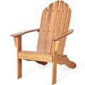 Wood Color Reclining Adirondack Chair V177685