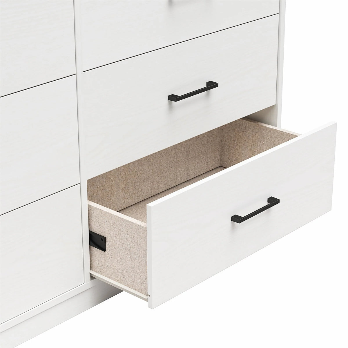 Black Oak 6 Drawer Dresser D41188