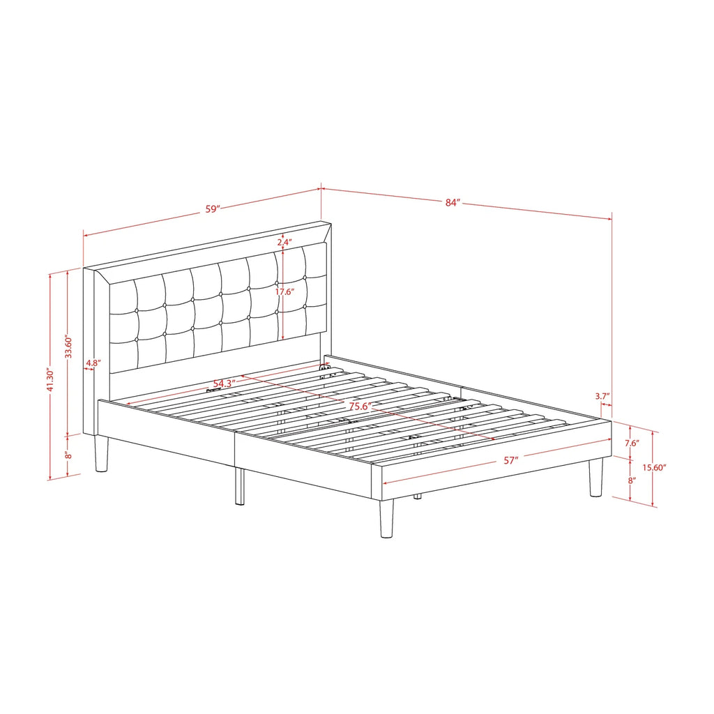 2 Piece Wood Bedroom Set N660410