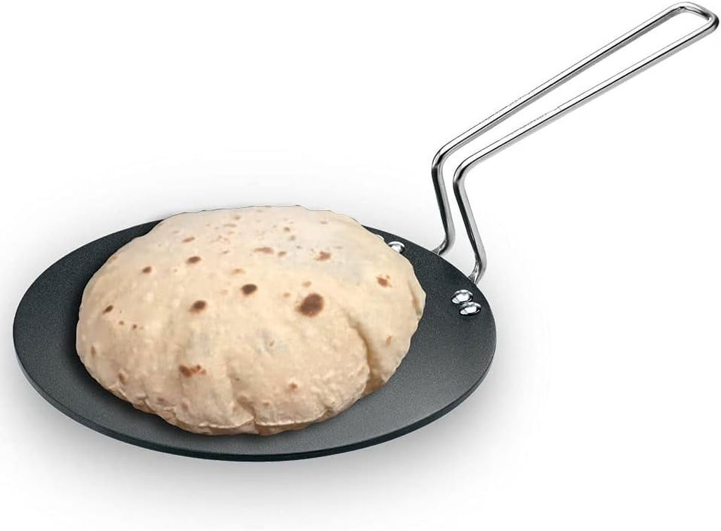 Concave Tava Griddle with Steel Handle, 8.5-Inch K71593