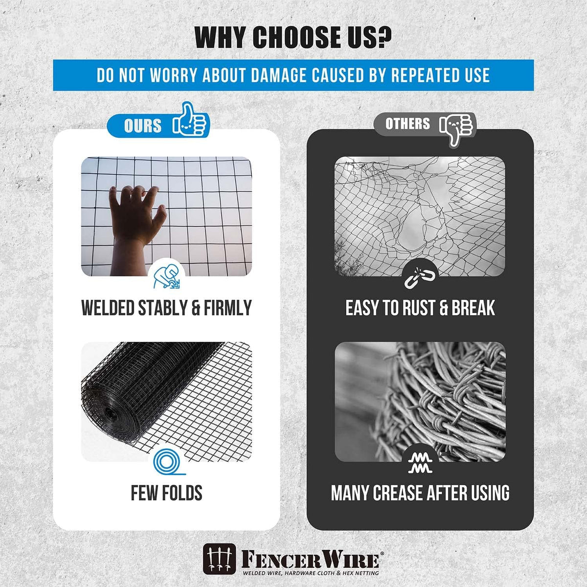 16 Gauge Black Vinyl Coated Welded Wire Mesh, 1" x 1" Mesh Size, Pack of 2 U896685