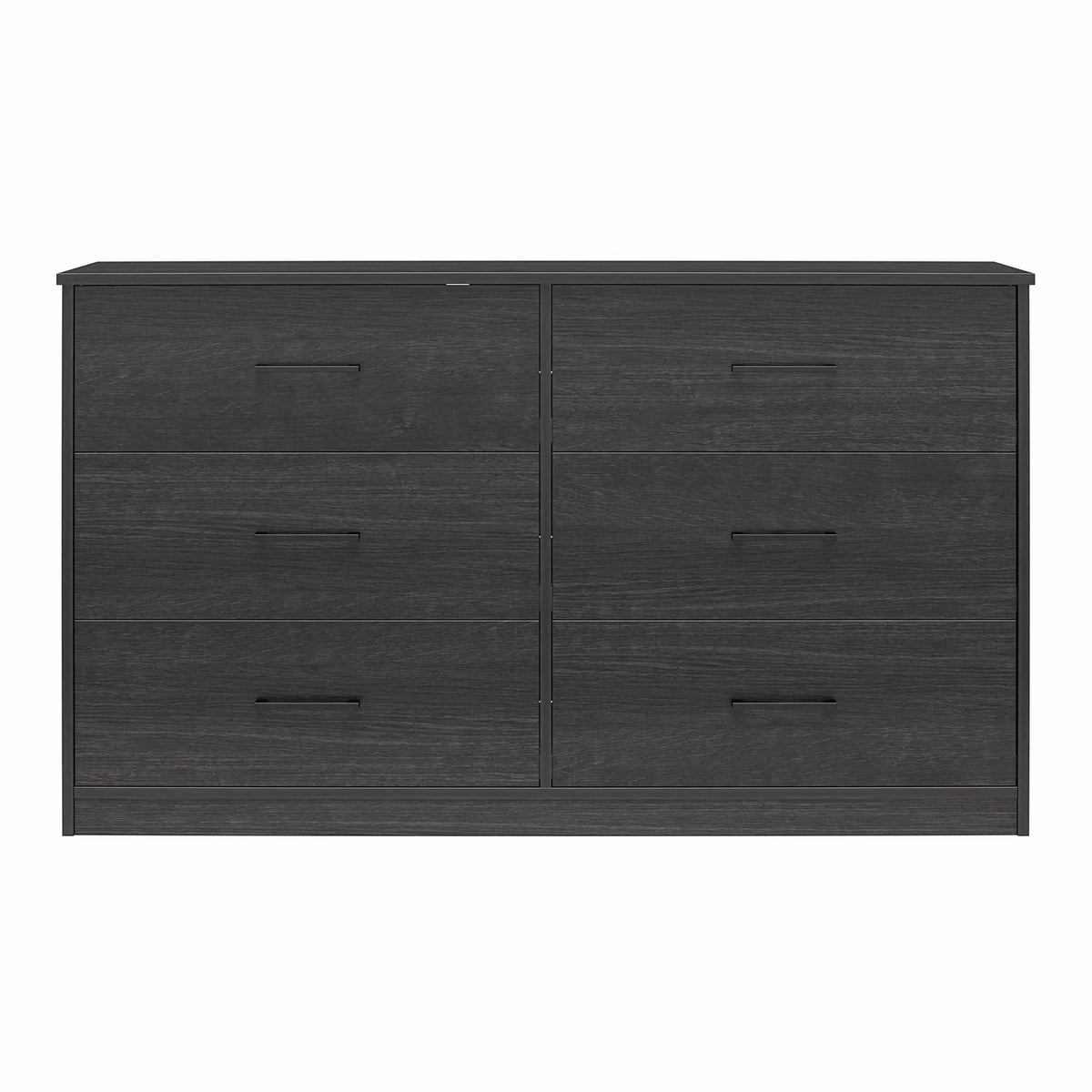 Black Oak 6 Drawer Dresser D41188