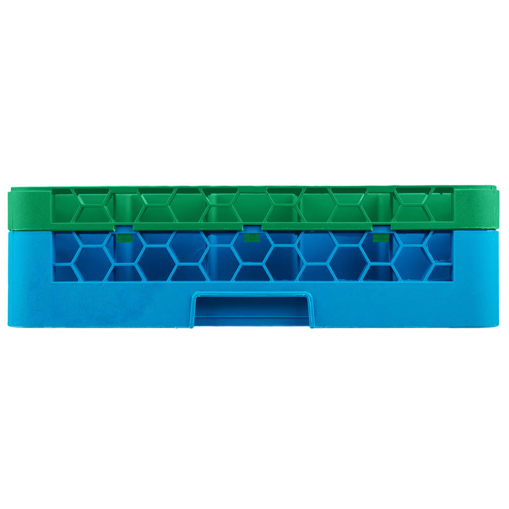 Green Color-Coded Glass Rack with 1 Extender Q37251