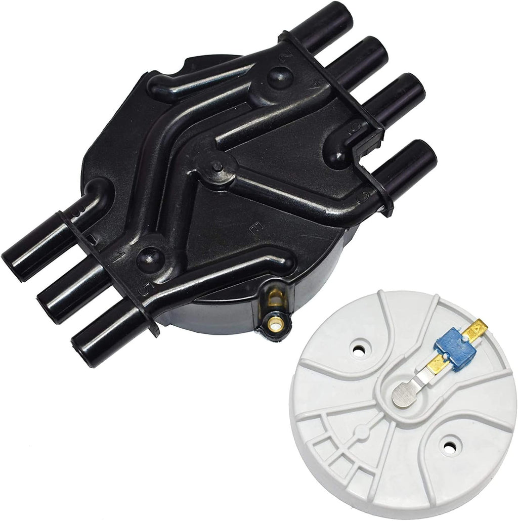 Distributor Cap Rotor Ignition Coil Tune Up Kit with 8.0mm Spark Plug Wires P68369