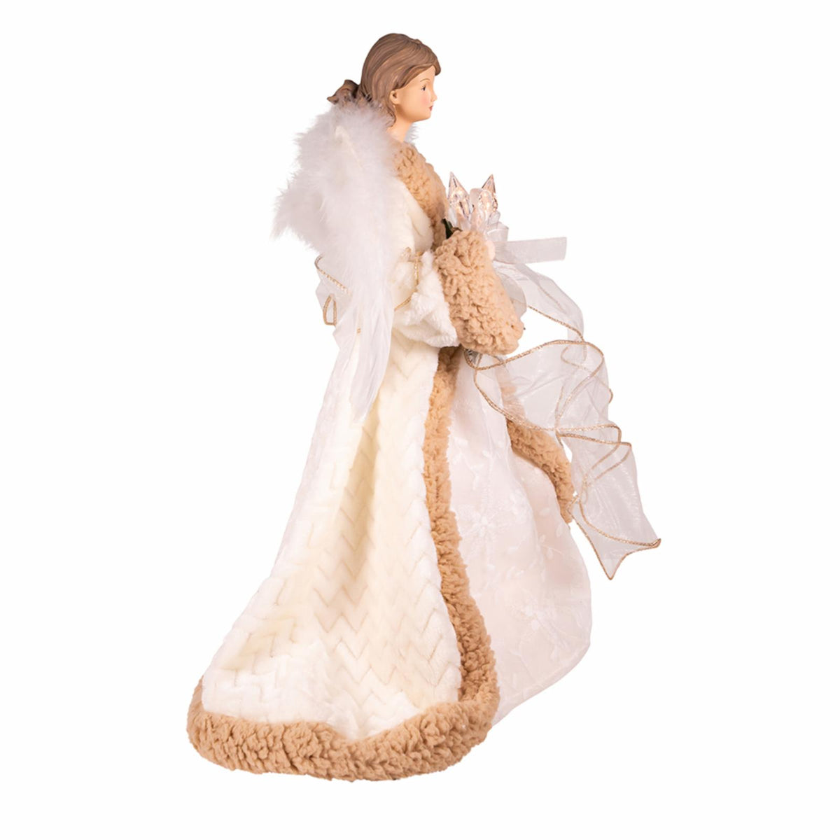 10-Light Rustic Angel Treetop K5160