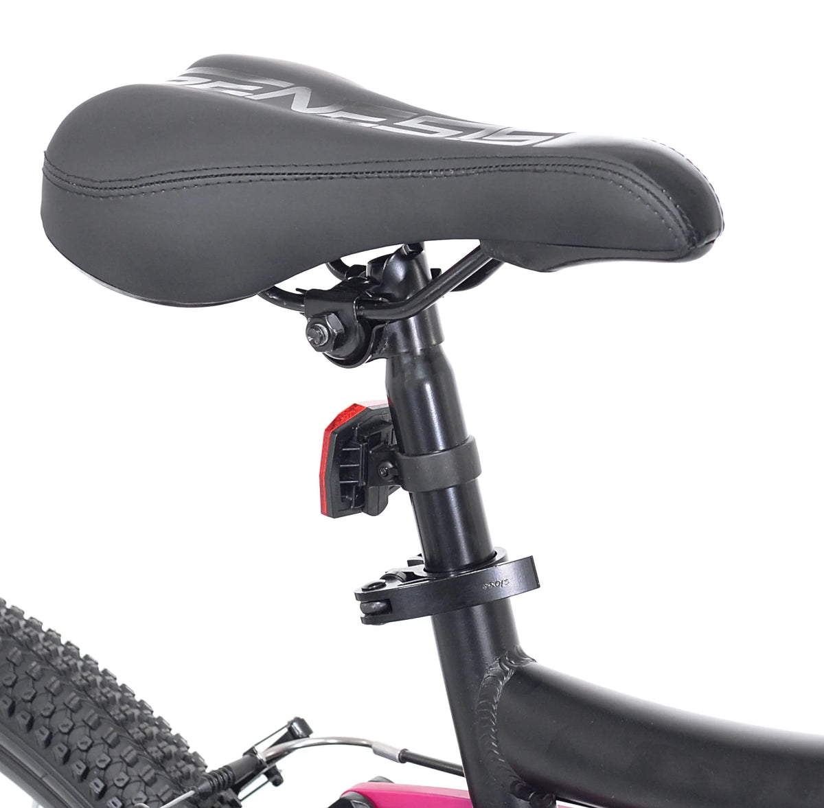 26 in. Black and Pink Mountain Bike S112