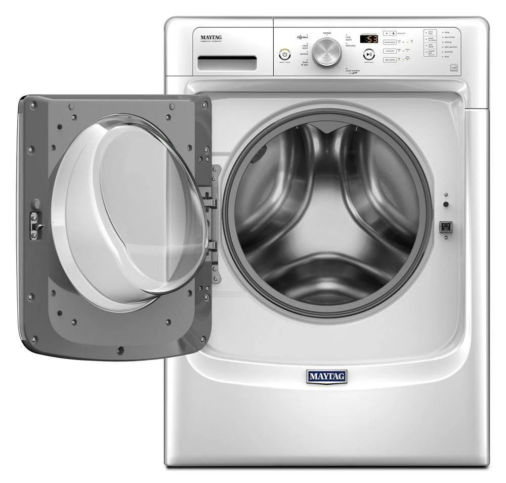 White Front-Loading Washer Y471