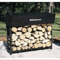 Black Steel Log Rack C64496