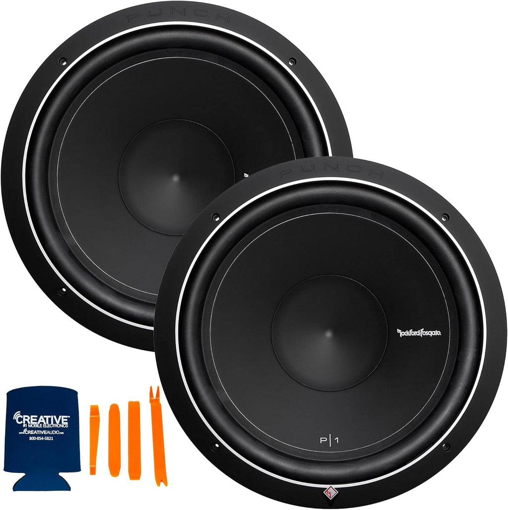 Two P1S2-15 15" Subwoofers, SVC 2-Ohm, 250 Watts RMS V9929