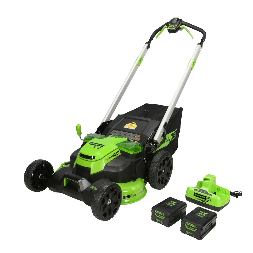 60V Cordless Self-Propelled Lawn Mower with 4.0Ah Batteries & Charger U91468