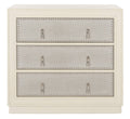 Beige Light Grey 3-Drawer Chest Z219276