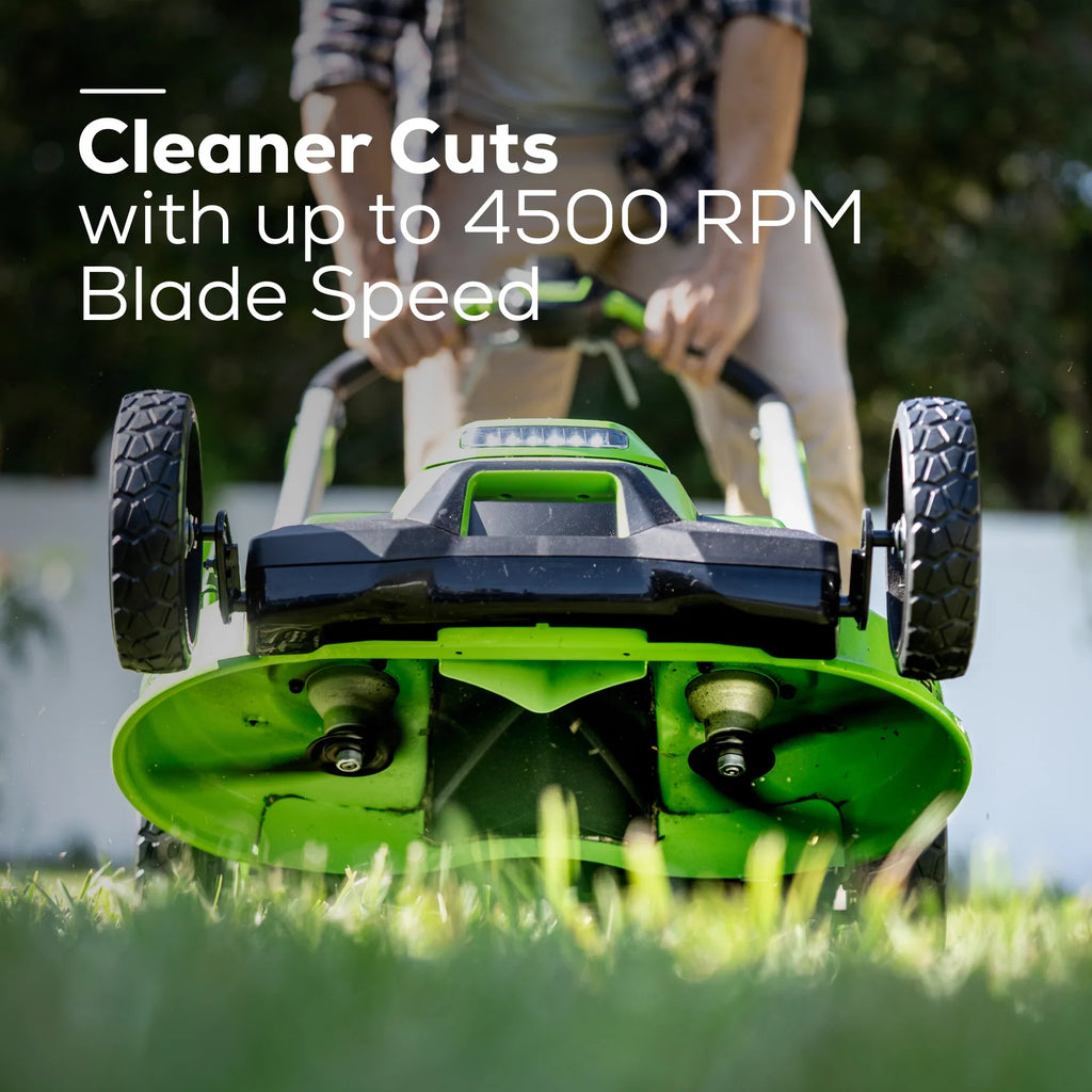60V Cordless Self-Propelled Lawn Mower with 4.0Ah Batteries & Charger U91468
