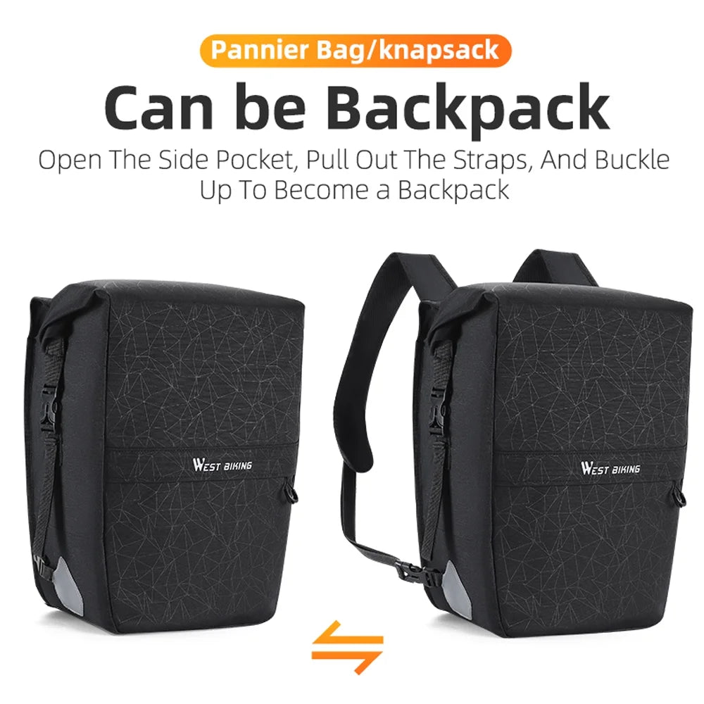 Expandable Bike Rear Seats Bag Cycling Bag U252707