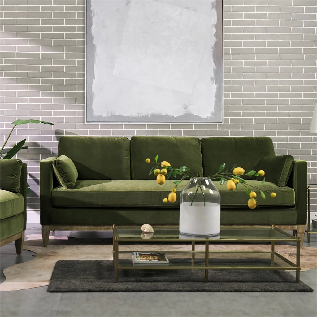 Olive Green Sofa Q117213